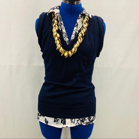 The Limited Ashton Shirt with Navy/Black Flowers - Picture 3 of 7